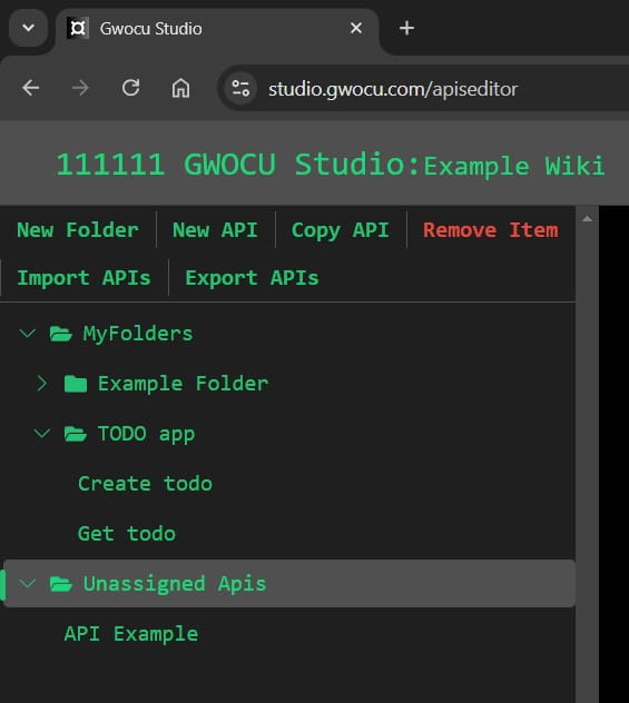 Organize APIs